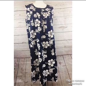 -Ui Maikai- Floral Hawaiian Sleeveless Dress